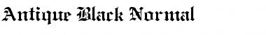 Download Antique Black Font Download Antique Black Font