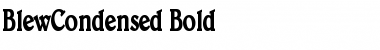 Download BlewCondensed Font Download BlewCondensed Font