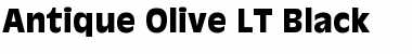 Download AntiqueOlive LT Black Font Download AntiqueOlive LT Black Font