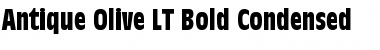 Download AntiqueOlive LT BoldCond Font Download AntiqueOlive LT BoldCond Font
