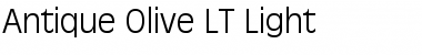 Download AntiqueOlive LT Light Font Download AntiqueOlive LT Light Font