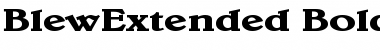 Download BlewExtended Font Download BlewExtended Font