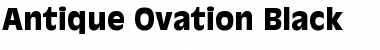 Download Antique Ovation Black Font Download Antique Ovation Black Font