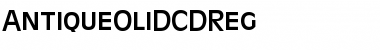 Download AntiqueOliDCDReg Font Download AntiqueOliDCDReg Font