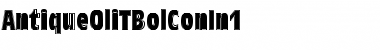 Download AntiqueOliTBolConIn1 Font Download AntiqueOliTBolConIn1 Font
