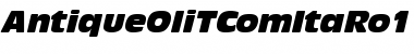 Download AntiqueOliTComItaRo1 Font Download AntiqueOliTComItaRo1 Font