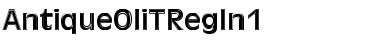 Download AntiqueOliTRegIn1 Font Download AntiqueOliTRegIn1 Font