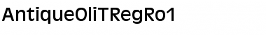 Download AntiqueOliTRegRo1 Font Download AntiqueOliTRegRo1 Font