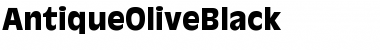 Download AntiqueOliveBlack Font Download AntiqueOliveBlack Font