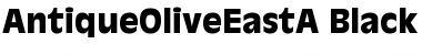 Download AntiqueOliveEastA-Black Font Download AntiqueOliveEastA-Black Font