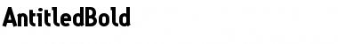 Download AntitledBold Font Download AntitledBold Font