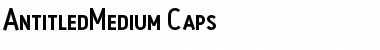Download AntitledMedium Caps Font Download AntitledMedium Caps Font