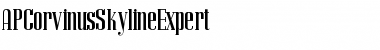Download APCorvinusSkylineExpert Font Download APCorvinusSkylineExpert Font
