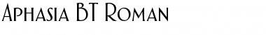 Download Aphasia BT Font Download Aphasia BT Font