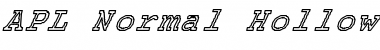 Download APL-Normal Hollow Expanded Font Download APL-Normal Hollow Expanded Font