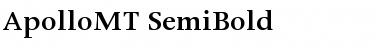 Download ApolloMT-SemiBold Font Download ApolloMT-SemiBold Font