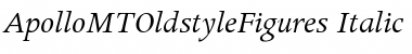 Download ApolloMTOldstyleFigures Font Download ApolloMTOldstyleFigures Font