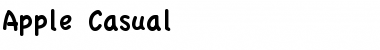 Download Apple Casual Font Download Apple Casual Font