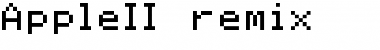 Download AppleII remix Font Download AppleII remix Font