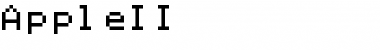 Download AppleII Font Download AppleII Font