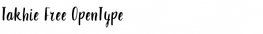 Download Takhie-Free Font Download Takhie-Free Font