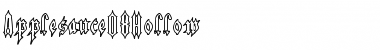 Download Applesauce08Hollow Font Download Applesauce08Hollow Font