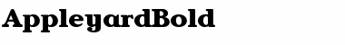 Download AppleyardBold Font Download AppleyardBold Font