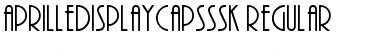 Download AprilleDisplayCapsSSK Font Download AprilleDisplayCapsSSK Font