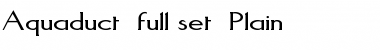 Download Aquaduct (full set) Font Download Aquaduct (full set) Font
