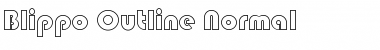 Download Blippo-Outline Font Download Blippo-Outline Font