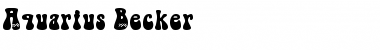 Download Aquarius Becker Font Download Aquarius Becker Font
