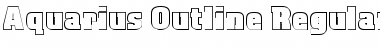 Download Aquarius Outline Font Download Aquarius Outline Font