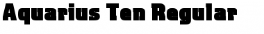 Download Aquarius Ten Font Download Aquarius Ten Font