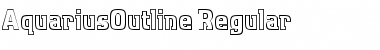 Download AquariusOutline Font Download AquariusOutline Font