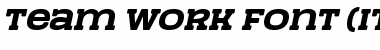 Download Team Work Font Download Team Work Font