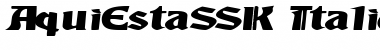 Download AquiEstaSSK Font Download AquiEstaSSK Font