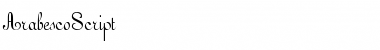 Download ArabescoScript Font Download ArabescoScript Font