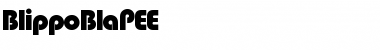 Download BlippoBlaPEE Font Download BlippoBlaPEE Font