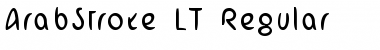 Download ArabStroke LT Regular Font Download ArabStroke LT Regular Font