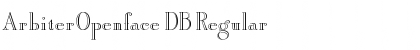 Download ArbiterOpenface DB Font Download ArbiterOpenface DB Font