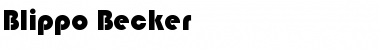 Download Blippo Becker Font Download Blippo Becker Font