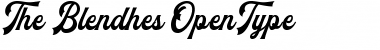 Download The Blendhes Demo Version Font Download The Blendhes Demo Version Font
