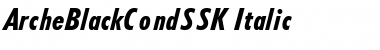 Download ArcheBlackCondSSK Font Download ArcheBlackCondSSK Font