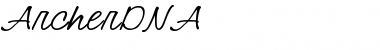 Download ArcherDNA Font Download ArcherDNA Font