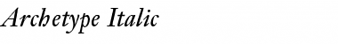 Download Archetype Font Download Archetype Font