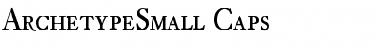 Download ArchetypeSmall Caps Font Download ArchetypeSmall Caps Font