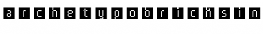 Download ArcheTypoBricksInvers Font Download ArcheTypoBricksInvers Font