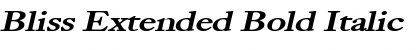 Download Bliss Extended Font Download Bliss Extended Font
