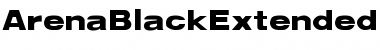 Download ArenaBlackExtended Font Download ArenaBlackExtended Font