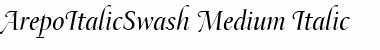 Download ArepoItalicSwash Font Download ArepoItalicSwash Font